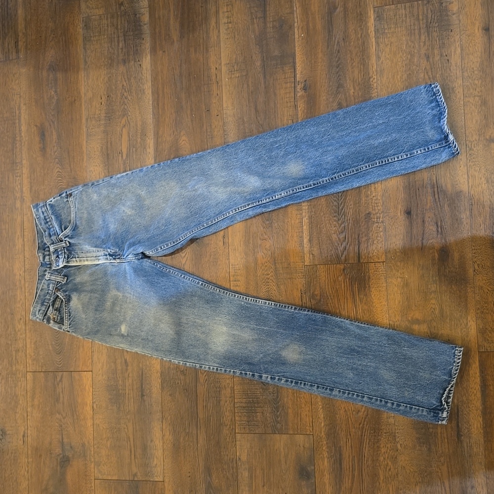 Rare Vintage 70's orange tab white labe Levi's 26 inch waist.